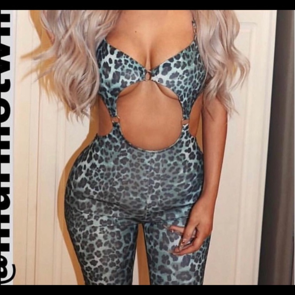 CHEETAH ROMPER BIKER SHORTS